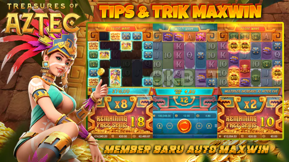 TIPS DAN TRIK MUDAH MAXWIN TREASURES OF AZTEC SLOT